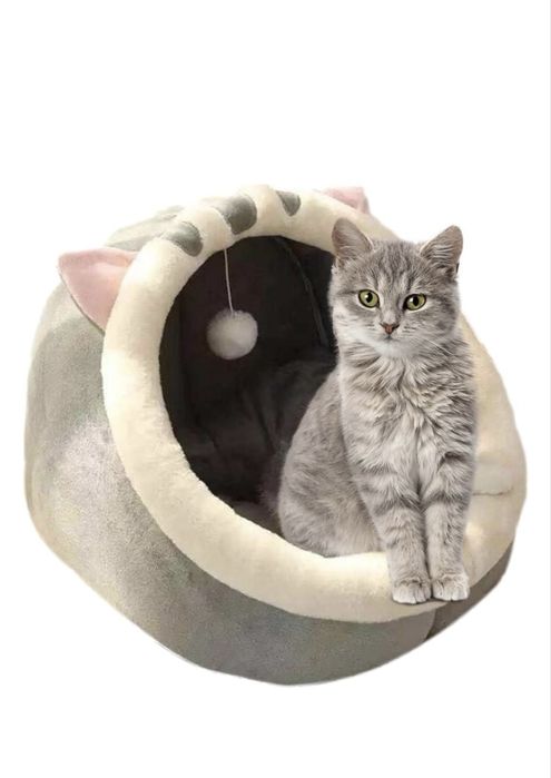 Лежанка домик для кошек