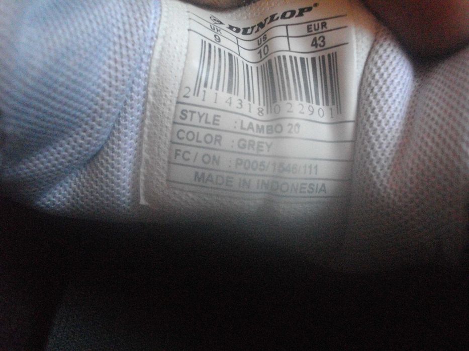 №43-DUNLOP-Маратонки-Ест.Кожа Изцяло/Подметка Силикон-Отлични