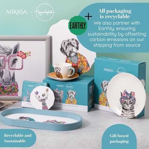 Нова Масленица Mikasa керамична 21x11x7 см илюстрирано кученце Купичка