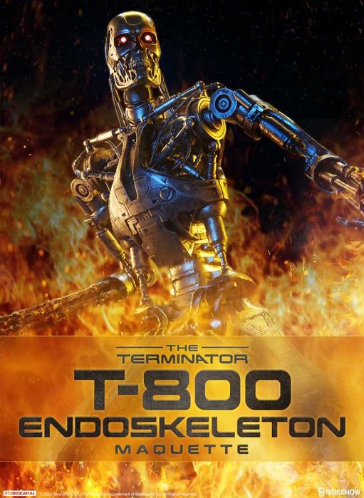 Statueta TERMINATOR Endoskeleton  maquette by Sideshow Collectibles EX
