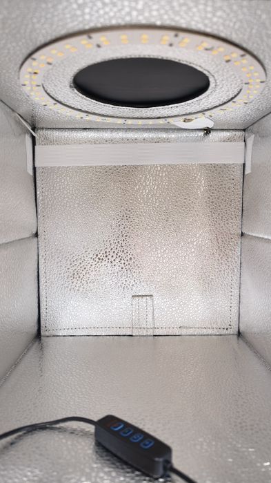 Фото кутия за продуктова фотография 25x25x25см с вградено осветление