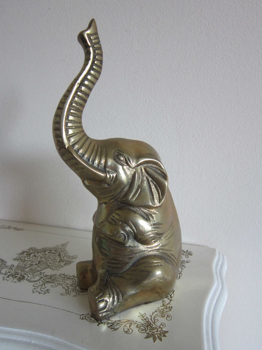 rar suport pt inelei Elefant bronz masiv made Germany 1960