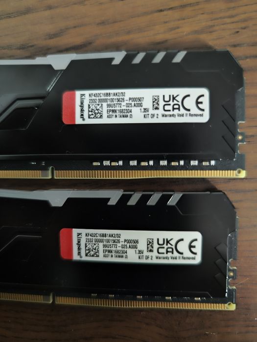 32GB RAM Kingston Fury RGB 3200MHz (2x16GB) – Perfect pentru Gaming