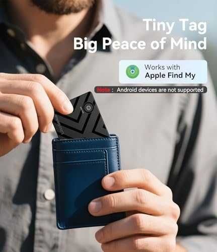 Apple Find My Wallet Tracker MFi Тракер За Портфейл 2 броя антикражба