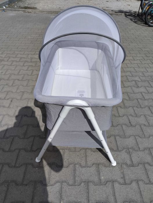 MONI Бебешко легло KALINIHTA сив