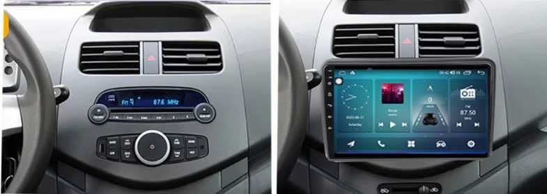 9-инчова мултимедия за Chevrolet Spark (2009–2014) + Подарък камера