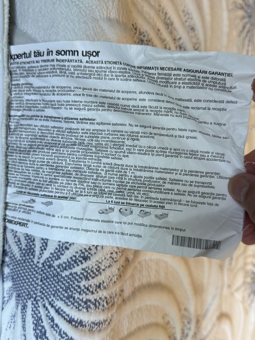 Saltea latex Mobexpert 160x200 cm – mediu/tare stare excelenta