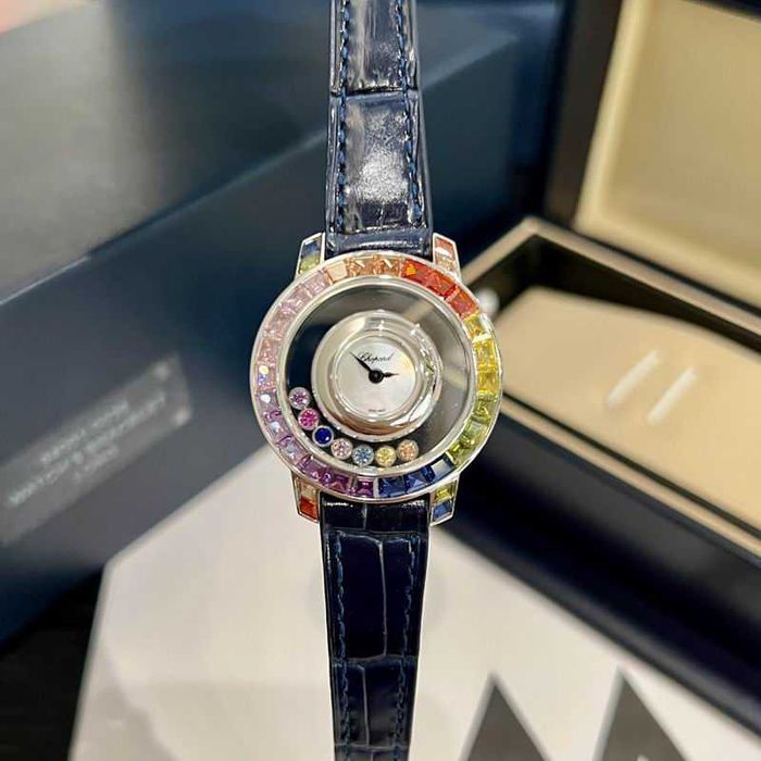 Кварцов дамски часовник Chopard Happy Diamonds