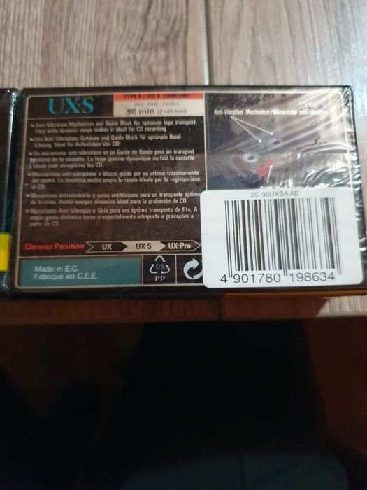 Casete audio Sony 90 ux. S