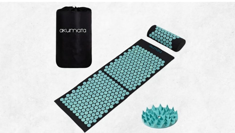 Covoras pentru presopunctura cu varfuri, lung, Bumbac/ABS, Akumata, Ne