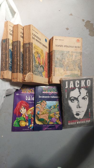 Carti de colectie, codul civil,  toate pânzele sus, contele de monte cristo, Jackoko