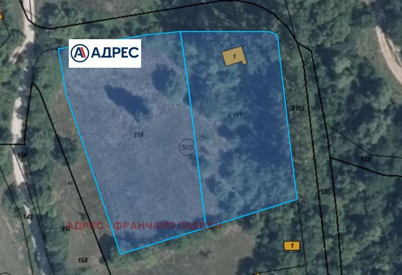 Парцел в Ловеч, област-с.Голяма Желязна площ 5704 цена 67500