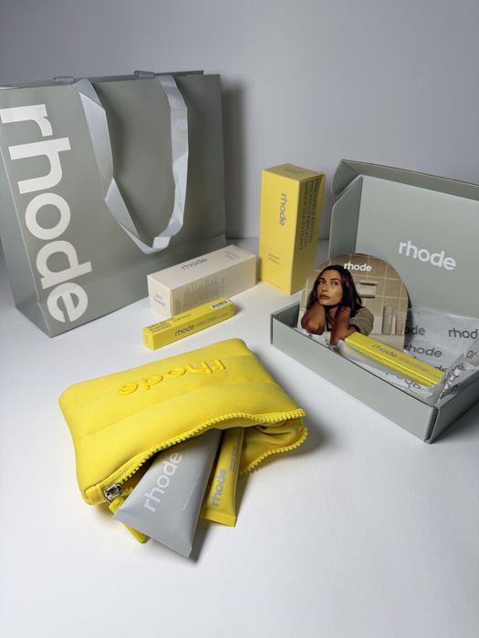 Rhode Жълт Bubble Bag Lemontini лимитиран козметичен несесер оригинал