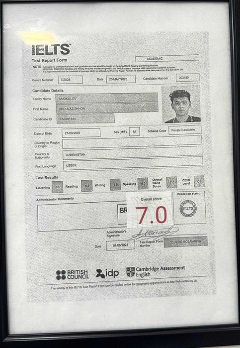 Ielts, General English, Cefr, Speaking