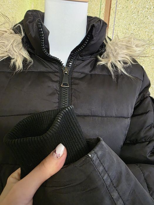 Geacă matlasata călduroasa H&M neagra, S