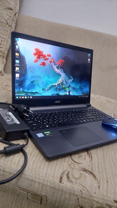 Аspire 7 Gaming A715-75G + мышка БП