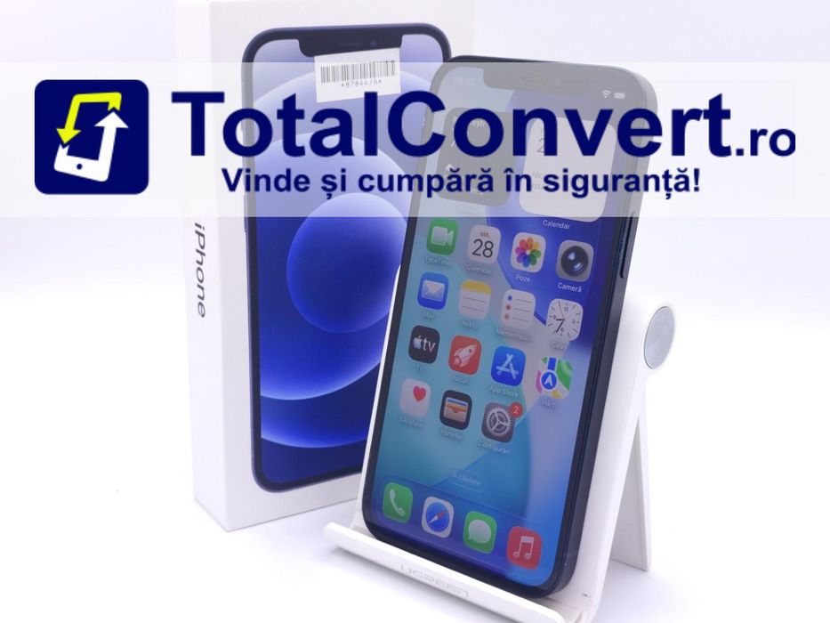 Apple iPhone 12 128GB Black 4GB Single SIM, Garantie 24 luni | #D87844