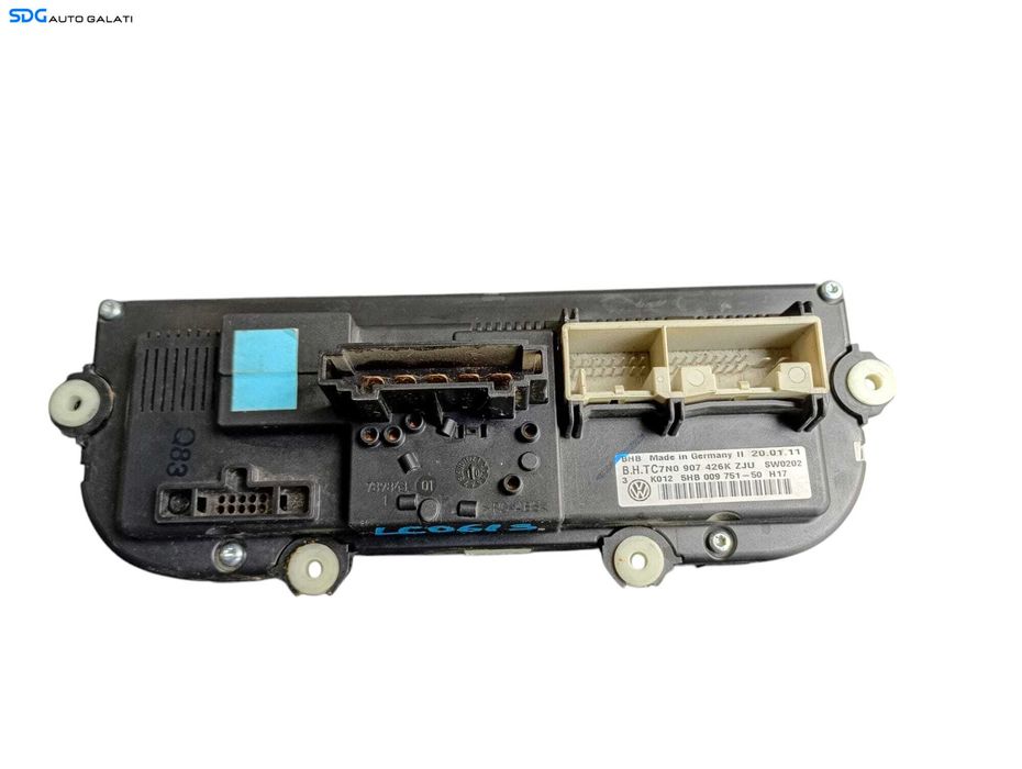 Panou Modul Unitate Comanda AC Aer Conditionat Clima Climatic Volkswagen Passat CC 2008 - 2012 Cod 7N0907426K 5HB009751 [LC0613]