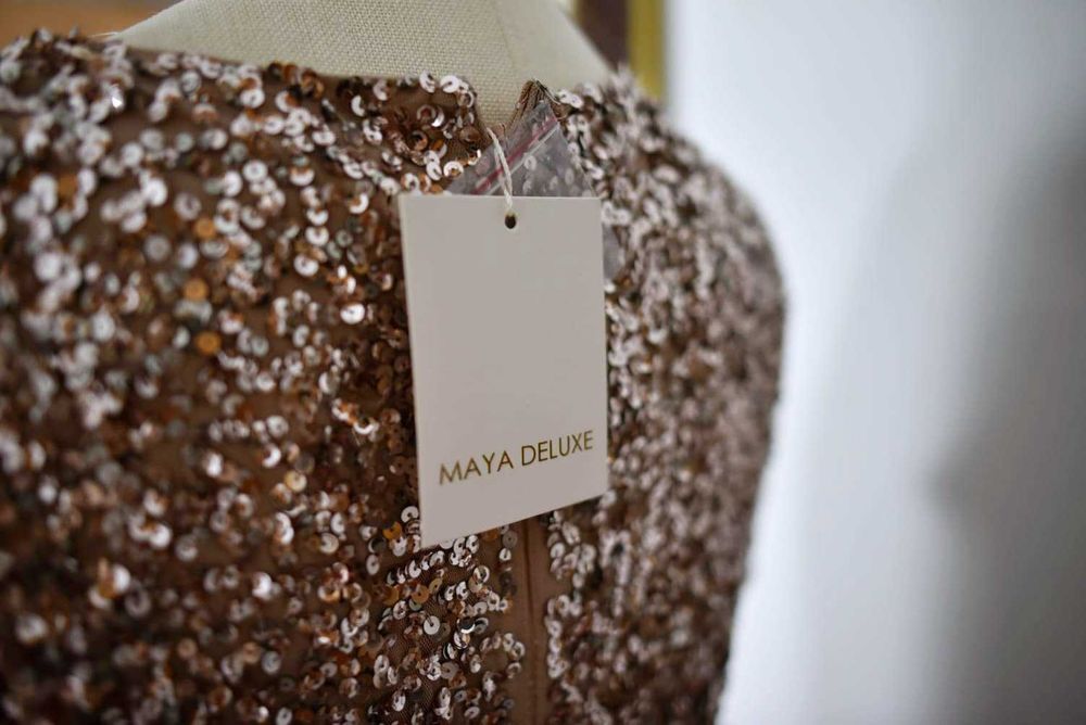 Rochie de seara din tull cu paiete