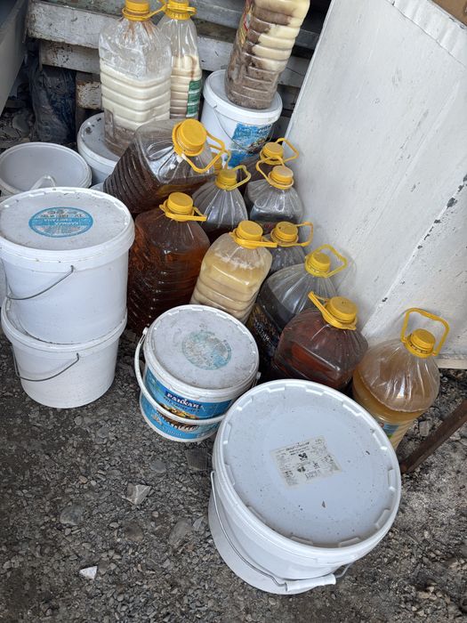 Использованное подсолнечное масло