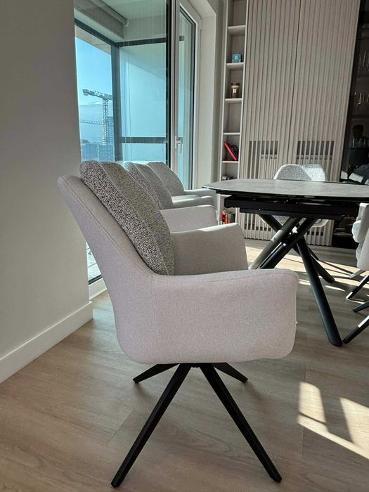 6 броя Стол Houston 2072 (Светло сив)