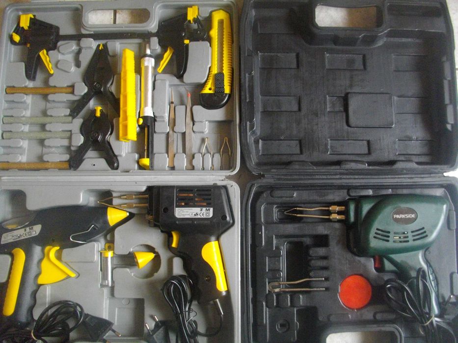 Нов Немски Комплект TCM Инструменти/ Лепачка Ел.Поялник 180W Parkside