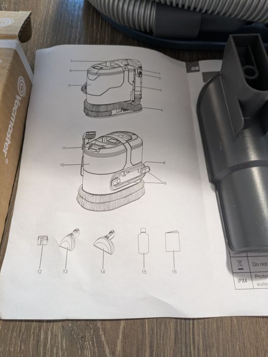 Vacmaster aparat curatat covoare/tapiterii 800w