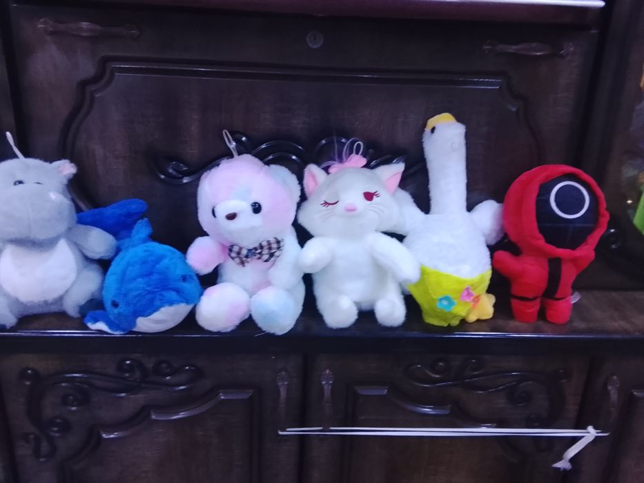 Yumshoq ôyinchoqlar xvatayka uchun