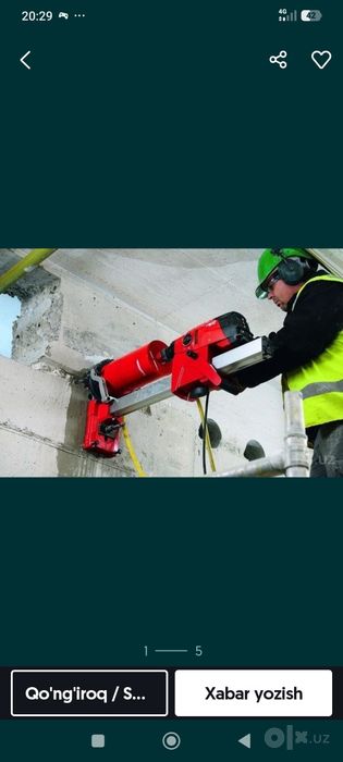 Devor beton teshish xizmati arzon va sifatli