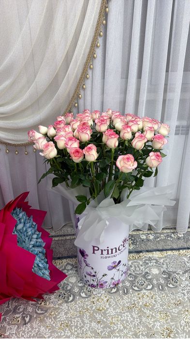 гигант букет роз 51шт