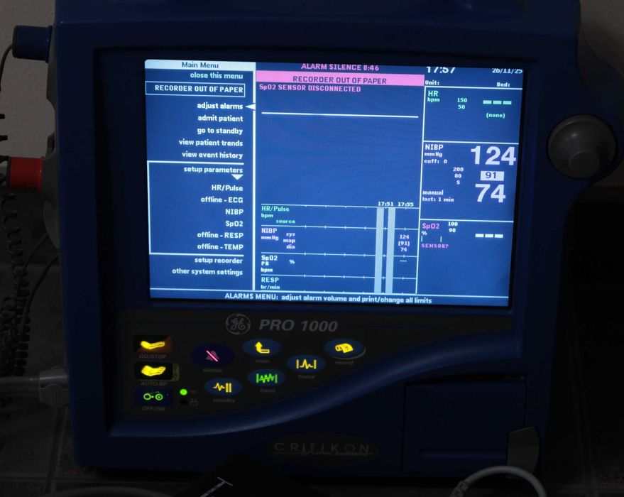 Monitor semne vitale DinaMap Pro1000 – Monitor pacient profesional