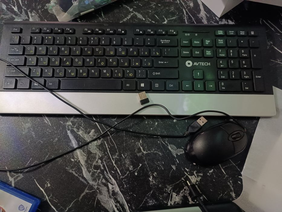 Клавиатура и мышка в хорошем состоянии