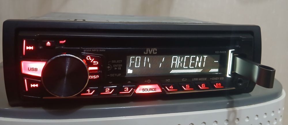 CD JVC USB радио диск флашка аукс 4x50W с евробукса