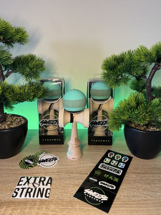 Kendama Broken Bones Mint Green Kendama Broken Shape Antiskid2.0Sweets