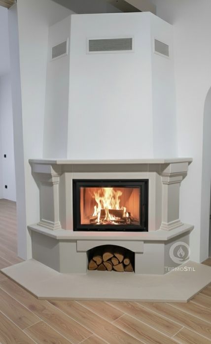 REDUCERE Șemineu Fontă 18 kw + Materiale Montaj