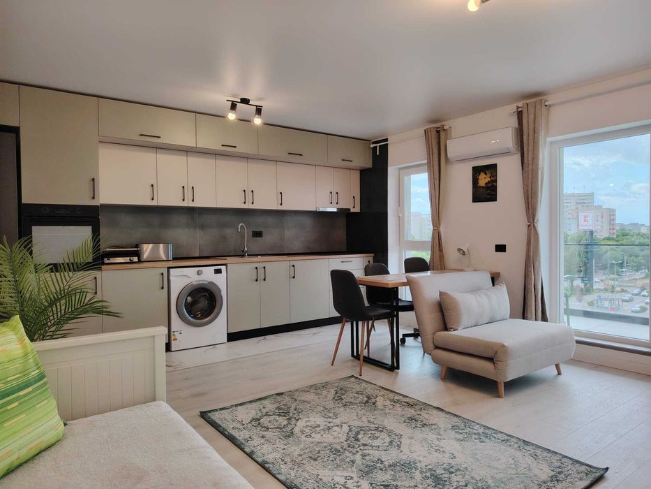 Garsonieră premium cu terasă 20 mp – Sun Royal View | Prima închiriere