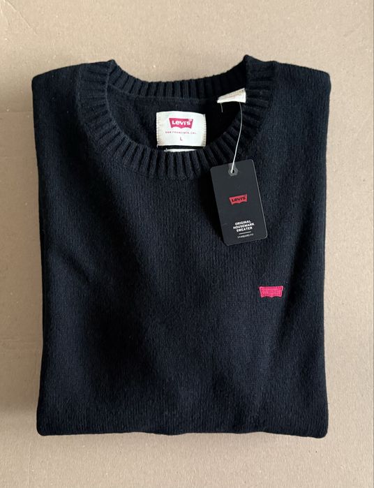 80% вълна Levis / Levi’s  ОРИГИНАЛЕН мъжки пуловер - L/XL