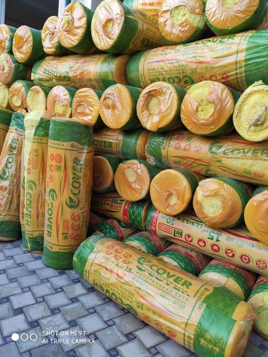 Минеральная вата KNAUF. Минвата KNAUF, ECOVER. Стекловата. Оптом склад