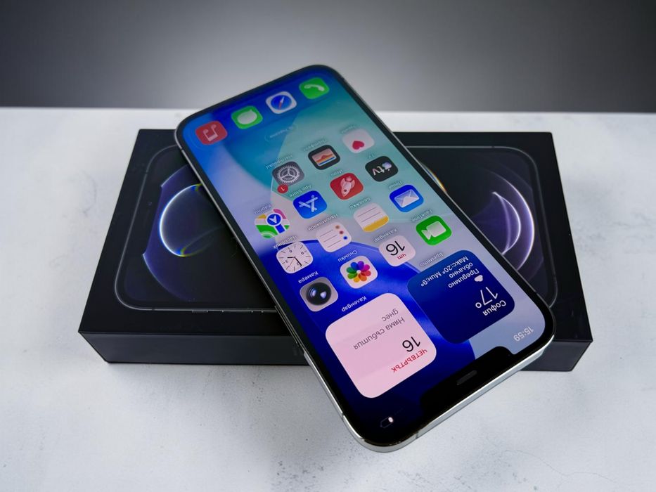 Apple iPhone 12 Pro Max 128GB Graphite Перфектен! Гаранция!