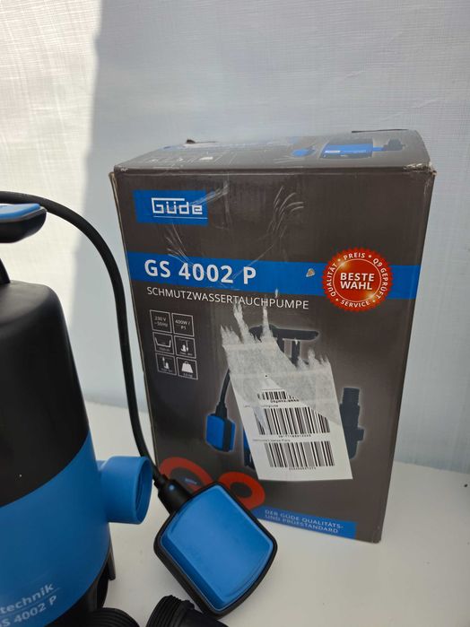 Gude Pompa submersibila pentru apa murdara Gude GS 4002 P 400 W, 7500 l/h