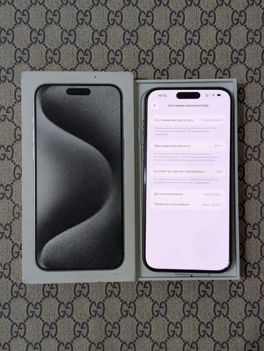 iPhone 15 Pro Max 512 gb ёмкость 91