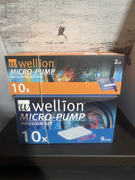 Продавам сет за помпа Wellion