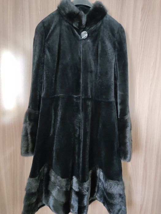 Шуба из стриженой норки