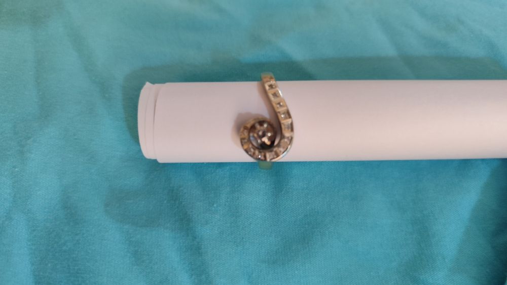 Комплект бриллиантами с белым золотом