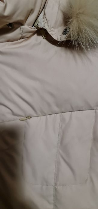 Geaca puf cu blanita de vulpe