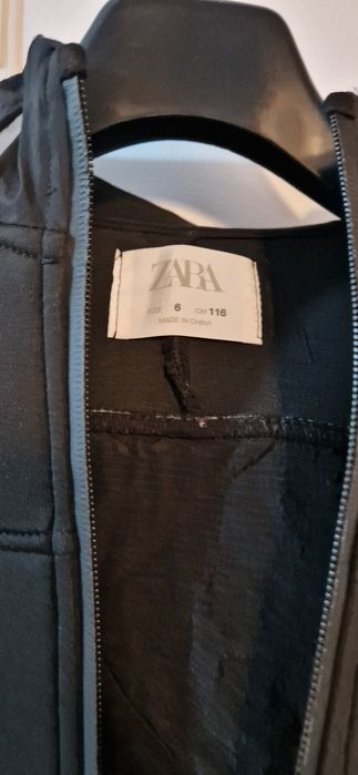 Geaca neagră copii unisex Zara