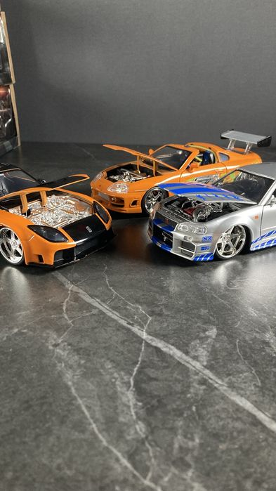 Модельки машин из фильма форсаж