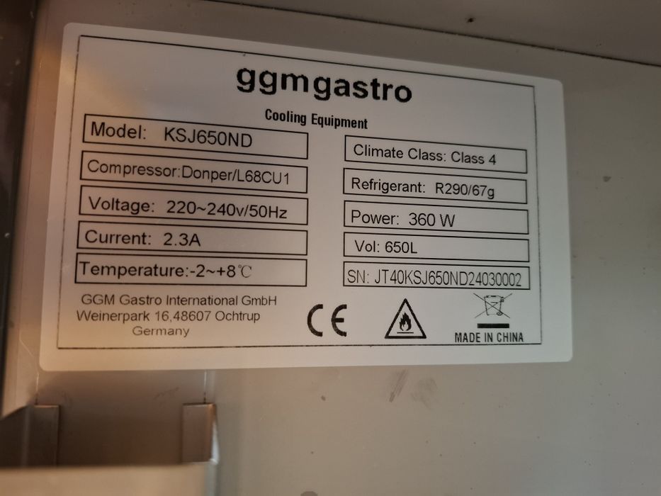 Frigider inox profesional