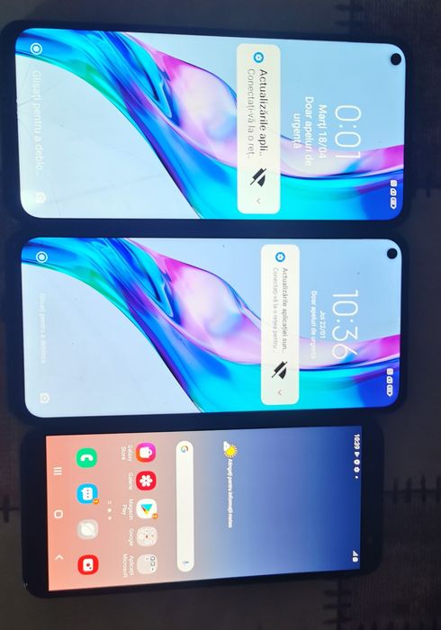 Vând câteva telefoane fisurate dar funcționale și un Ipad