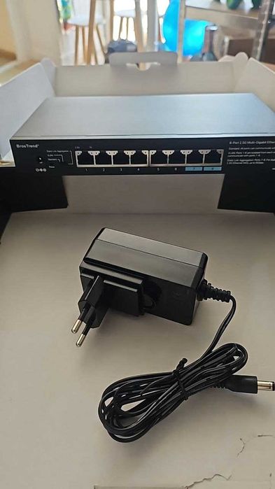 BrosTrend 8-портов 2.5G Ethernet мултигигабитов неуправляем мрежов